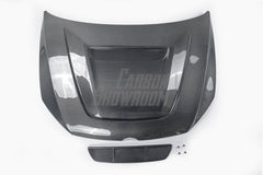 Volkswagen Golf R GTI Base MK7 MK7.5 2015 2016 2017 2018 2019 2020 2021 with Aftermarket Parts - Hood Bonnet Carbon Fiber / FRP from Robot Craftsman