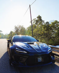 Toyota GT86 86 TRD GT SE Base ZN6 2017 2018 2019 2020 & Scion FR-S FRS ZN6 2013 2014 2015 2016 & BRZ TS Limited Premium ZN6 2013 2014 2015 2016 2017 2018 2019 2020 (compatible with ROBOT widebody kit) with Aftermarket Parts - Replacement Hood Scoop& Hood Bonnet Carbon Fiber / FRP from Robot Craftsman