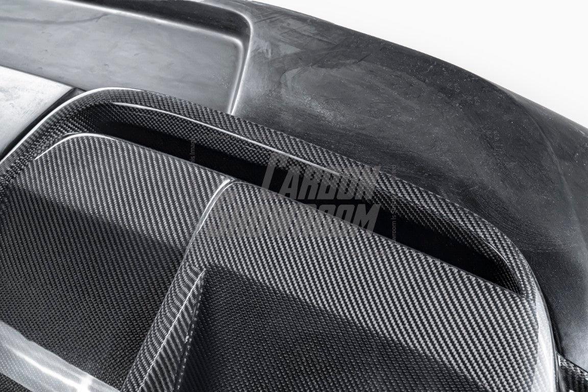Toyota Supra MK5 A90 A91 3.0 2.0 2020 2021 2022 2023 2024 with Aftermarket Parts - Hyperion Narrow Body Rear Bumper & Diffuser Carbon Fiber / FRP from Robot Craftsman