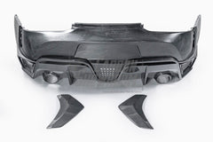 Toyota Supra MK5 A90 A91 3.0 2.0 2020 2021 2022 2023 2024 with Aftermarket Parts - Hyperion Narrow Body Rear Bumper & Diffuser Carbon Fiber / FRP from Robot Craftsman