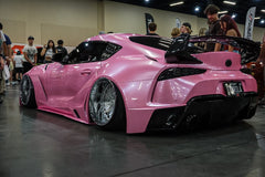 Toyota Supra MK5 A90 A91 3.0 2.0 2020 2021 2022 2023 2024 with Aftermarket Parts - Hyperion Widebody Fender Flares Wheel Arches & Side Skirts Package Carbon Fiber / FRP from Robot Craftsman