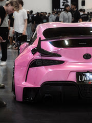 Toyota Supra MK5 A90 A91 3.0 2.0 2020 2021 2022 2023 2024 with Aftermarket Parts - Hyperion Widebody Rear Bumper & Diffuser Carbon Fiber / FRP from Robot Craftsman