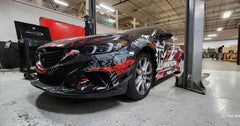 Mazda6 Sport Grand Touring Singature Carbon Edition 2014 2015 2016 2017 (suitable to be installed with ROBOT CRAFTASTMAN widebody kit) with Aftermarket Parts - Widebody Front Bumper Canards Carbon Fiber / FRP from Robot Craftsman