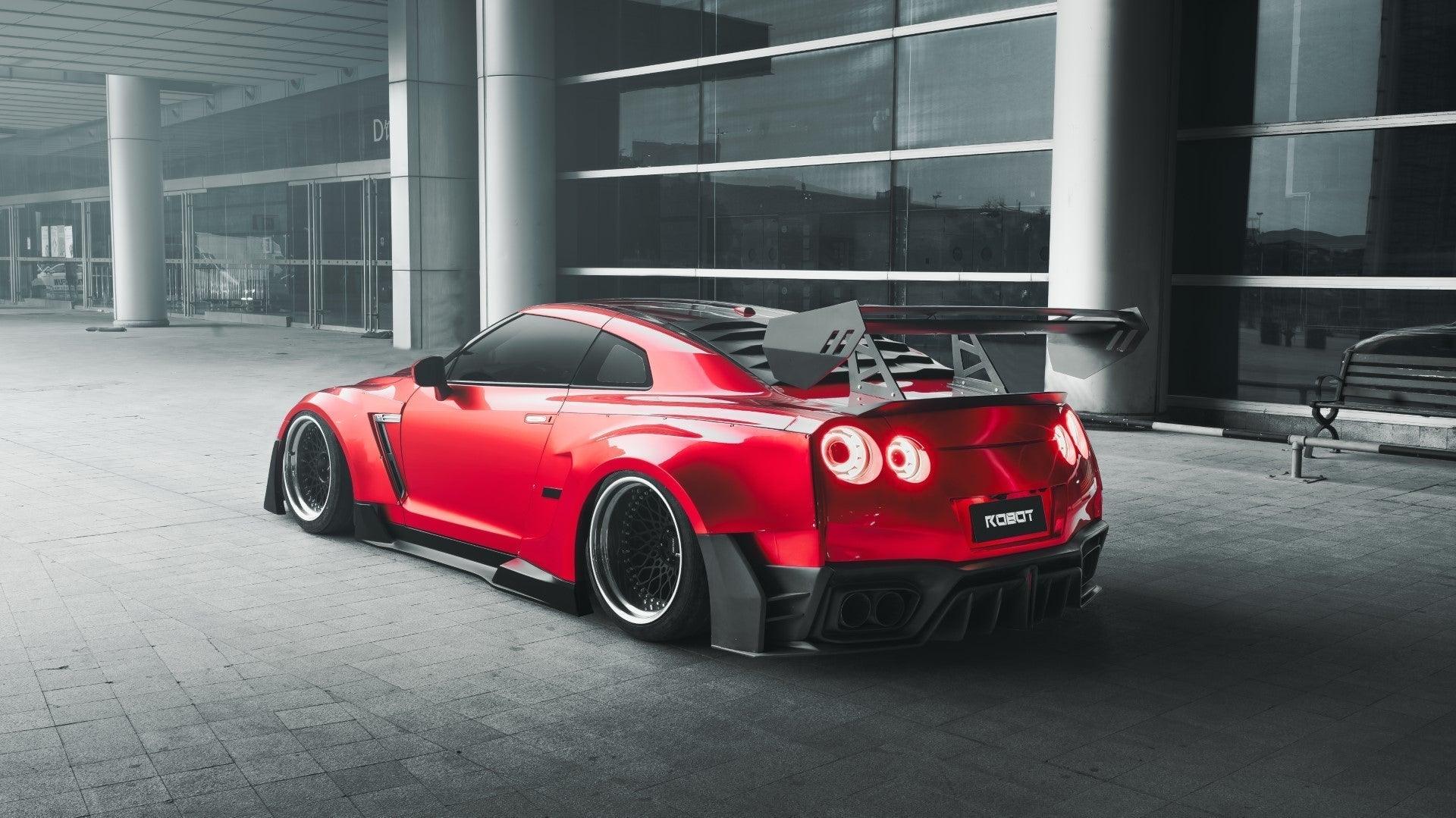 Nissan GTR Nismo Aftermarket Parts - Robot Craftsman Swan Neck