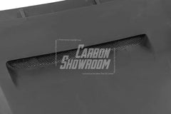 Nissan GTR Nismo Black Edition Track Edition Premium Base 2008 2009 2010 2011 2012 2013 2014 2015 2016 (for installation on 2017-2024 vehicles, 2008-2016 front bumper is recommended) with Aftermarket Parts - "Godzilla" Hood Bonnet Carbon Fiber / FRP from Robot Craftsman