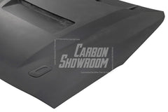 Nissan GTR Nismo Black Edition Track Edition Premium Base 2008 2009 2010 2011 2012 2013 2014 2015 2016 (for installation on 2017-2024 vehicles, 2008-2016 front bumper is recommended) with Aftermarket Parts - "Godzilla" Hood Bonnet Carbon Fiber / FRP from Robot Craftsman