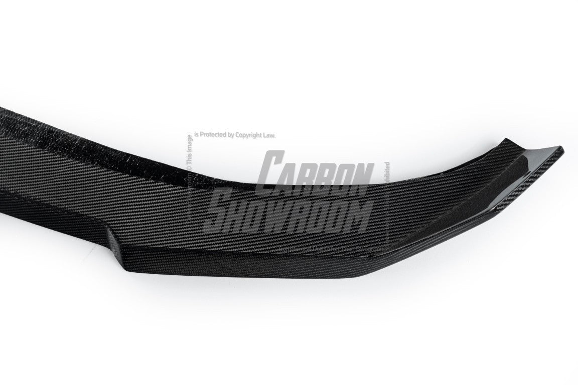 Cadillac CT5 CT5-V Sport Premium Luxury Base 2020 2021 2022 2023 2024 with Aftermarket Parts - "PRISM" Front Bumper & Front Lip Carbon Fiber / FRP from Robot Craftsman
