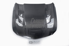 Cadillac CT5 CT5-V Blackwing Sport Premium Luxury Base 2020 2021 2022 2023 2024 with Aftermarket Parts - "PRISM" Hood Bonnet Carbon Fiber / FRP from Robot Craftsman
