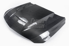 Cadillac CT5 CT5-V Blackwing Sport Premium Luxury Base 2020 2021 2022 2023 2024 with Aftermarket Parts - "PRISM" Hood Bonnet Carbon Fiber / FRP from Robot Craftsman
