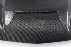 Cadillac CT5 CT5-V Blackwing Sport Premium Luxury Base 2020 2021 2022 2023 2024 with Aftermarket Parts - "PRISM" Hood Bonnet Carbon Fiber / FRP from Robot Craftsman