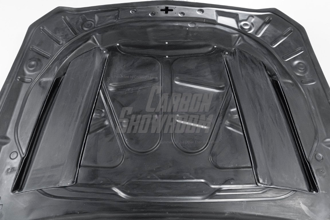 Cadillac CT5 CT5-V Blackwing Sport Premium Luxury Base 2020 2021 2022 2023 2024 with Aftermarket Parts - "PRISM" Hood Bonnet Carbon Fiber / FRP from Robot Craftsman