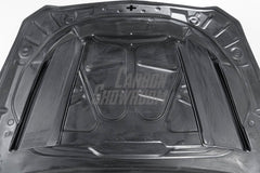 Cadillac CT5 CT5-V Blackwing Sport Premium Luxury Base 2020 2021 2022 2023 2024 with Aftermarket Parts - "PRISM" Hood Bonnet Carbon Fiber / FRP from Robot Craftsman
