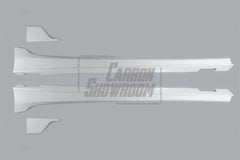 Cadillac CT5 CT5-V Sport Premium Luxury Base 2020 2021 2022 2023 2024 with Aftermarket Parts - PRISM Side Skirts Carbon Fiber / FRP from Robot Craftsman