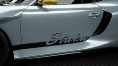 Porsche 987.1 Cayman & Boxster Base / S 2005 2006 2007 2008 &amp; 987.2 Cayman &  Boxster Base / S / R 2009 2010 2011 2012 with Aftermarket Parts - TITANISM STUKA Side Skirts Carbon Fiber / FRP from Robot Craftsman
