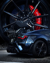 Toyota GT86 86 TRD GT SE Base ZN6 2017 2018 2019 2020 & Scion FR-S FRS ZN6 2013 2014 2015 2016 & BRZ TS Limited Premium ZN6 2013 2014 2015 2016 2017 2018 2019 2020 (compatible with ROBOT widebody kit) with Aftermarket Parts - Rear Bumper & Diffuser Carbon Fiber / FRP from Robot Craftsman