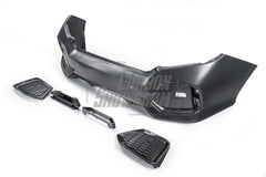 Honda Civic 10th Gen FC1 FC2 SI 2016 2017 2018 2019 2020 2021 (diffuser also compatible with ROBOT CRAFTSMAN rear bumper) with Aftermarket Parts - Rear Diffuser & Bumper Carbon Fiber/FRP/PP from Robot Craftsman