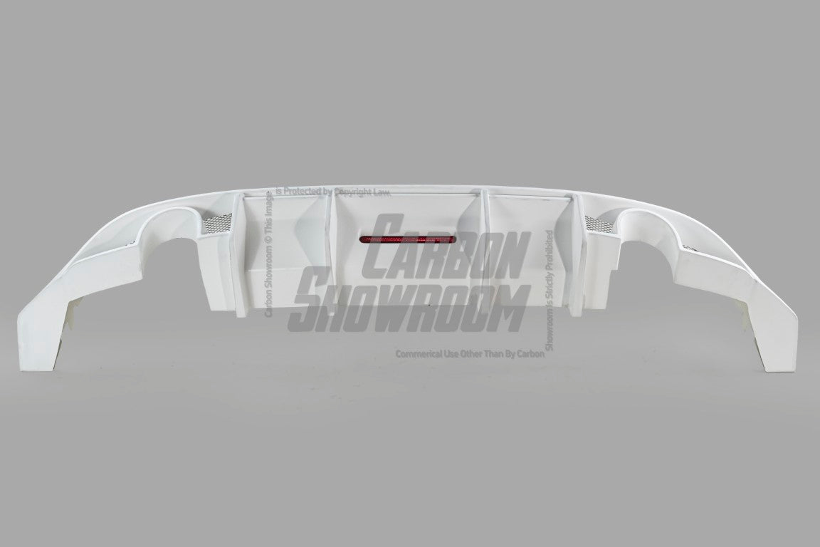 Volkswagen Golf R GTI Base MK7.5 2018 2019 2020 2021 (also suitable for Golf R and base Golf with exhaust conversion) with Aftermarket Parts - Rear Diffuser Carbon Fiber / FRP from Robot Craftsman
