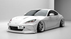 Subaru BRZ ZD8 2022 2023 2024 & Toyota GR86 ZN8 2022 2023 2024 with Aftermarket Parts - "SHINING" Narrow Body Front Fenders & Side Skirts Carbon Fiber / FRP from Robot Craftsman