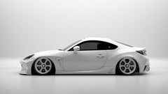 Subaru BRZ ZD8 2022 2023 2024 & Toyota GR86 ZN8 2022 2023 2024 with Aftermarket Parts - "SHINING" Narrow Body Front Fenders & Side Skirts Carbon Fiber / FRP from Robot Craftsman