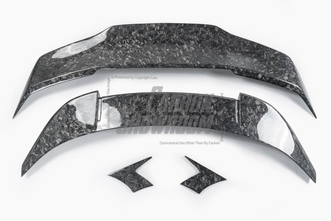 Subaru BRZ ZD8 2022 2023 2024 & Toyota GR86 ZN8 2022 2023 2024 with Aftermarket Parts - "SHINING" Rear GT Wing Carbon Fiber / FRP from Robot Craftsman