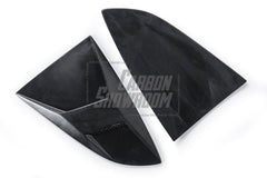 Subaru BRZ ZD8 2022 2023 2024 & Toyota GR86 ZN8 2022 2023 2024 with Aftermarket Parts - "SHINING" Side Window Louver Trim Carbon Fiber / FRP from Robot Craftsman

