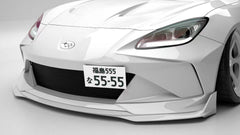 Subaru BRZ ZD8 2022 2023 2024 & Toyota GR86 ZN8 2022 2023 2024 with Aftermarket Parts - "SHINING" Widebody Front Bumper & Lip Carbon Fiber / FRP from Robot Craftsman