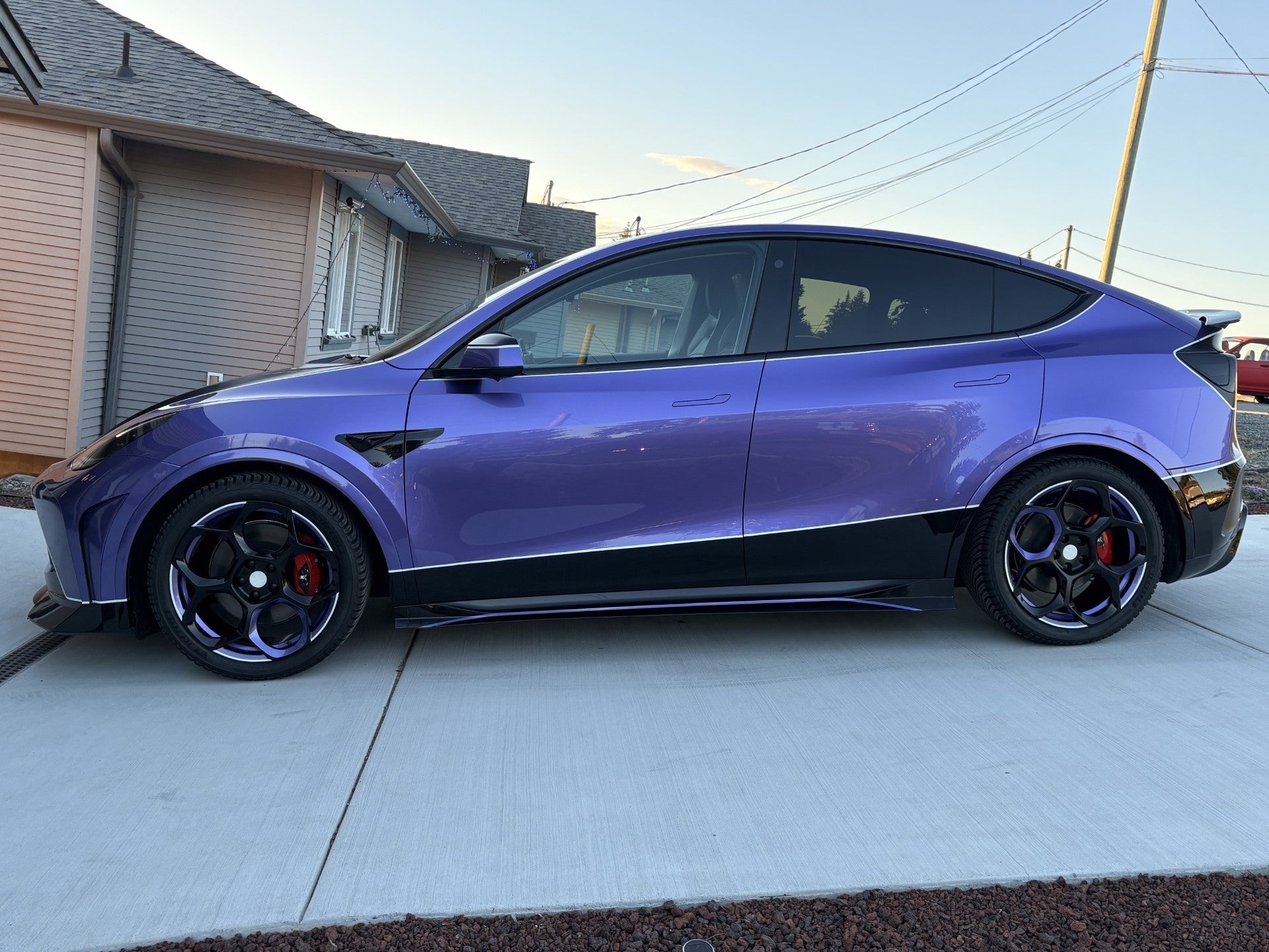 Tesla Model Y Performance AWD Long Range RWD Standard 2020 2021 2022 2023 2024 with Aftermarket Parts - "STARSHIP" Rear Bumper & Diffuser (Third Brake Light Included) PP from Robot Craftsman