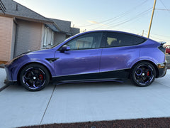 Tesla Model Y Performance AWD Long Range RWD Standard 2020 2021 2022 2023 2024 with Aftermarket Parts - "STARSHIP" Rear Bumper & Diffuser (Third Brake Light Included) PP from Robot Craftsman