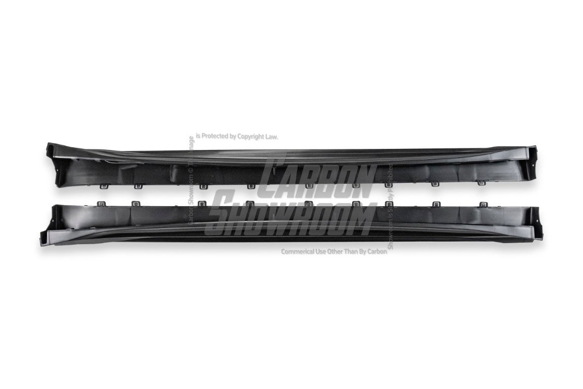Tesla Model Y Performance AWD Long Range RWD Standard 2020 2021 2022 2023 2024 with Aftermarket Parts - "STARSHIP" Side Skirts PP from Robot Craftsman