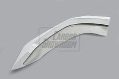 Tesla Model Y Performance AWD Long Range RWD Standard 2020 2021 2023 2024 with Aftermarket Parts - "STARSHIP" Stage 1 Corner Lip (2 pcs) & Stage 2 Corner Lip (4 pcs) & Front Bumper Carbon Fiber from Robot Craftsman