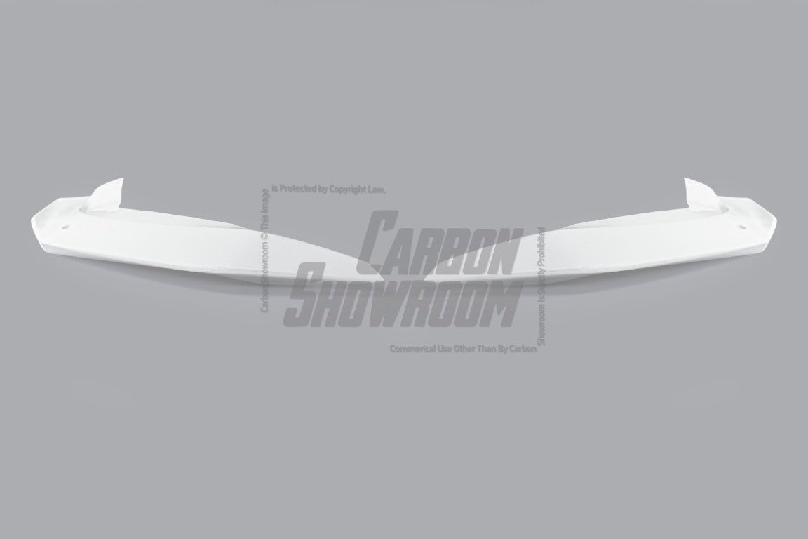 Tesla Model Y Performance AWD Long Range RWD Standard 2020 2021 2023 2024 with Aftermarket Parts - "STARSHIP" Stage 1 Corner Lip (2 pcs) & Stage 2 Corner Lip (4 pcs) & Front Bumper Carbon Fiber from Robot Craftsman