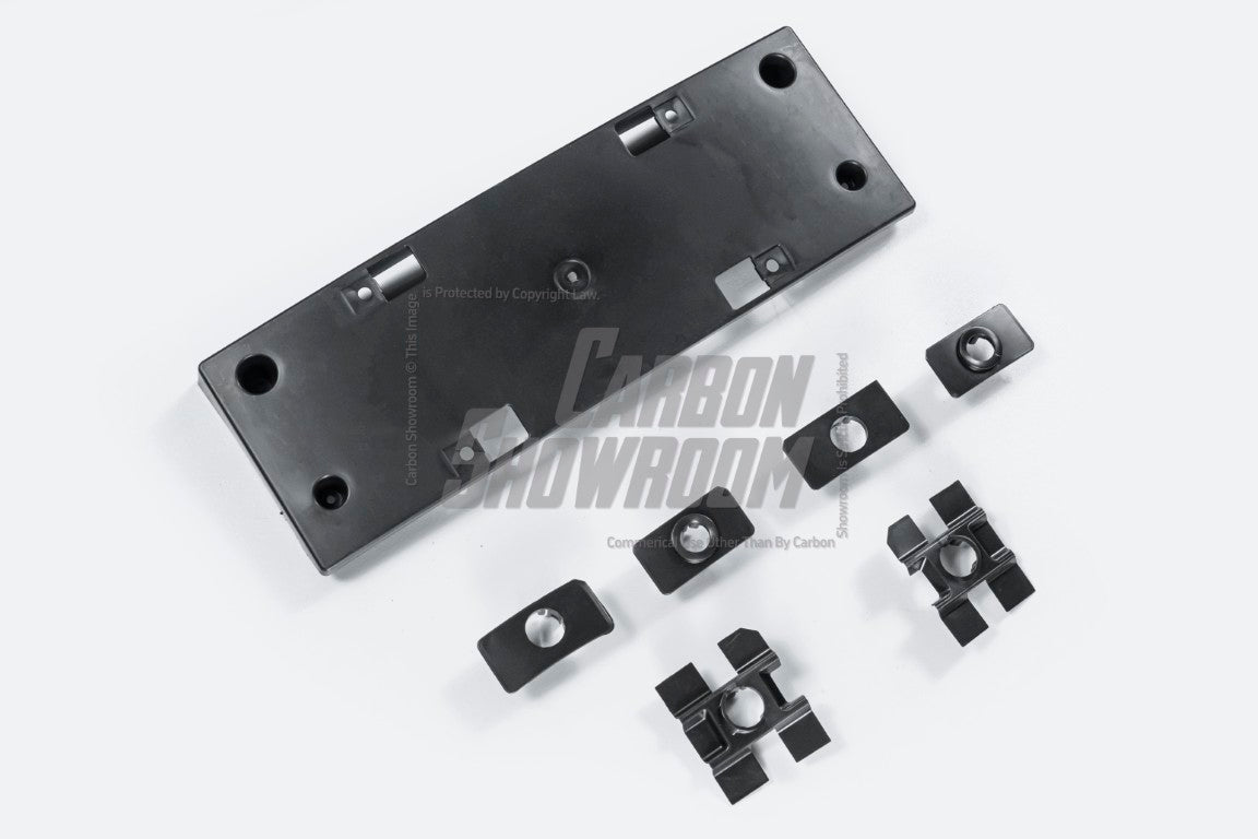 Tesla Model Y Performance AWD Long Range RWD Standard 2020 2021 2023 2024 with Aftermarket Parts - "STARSHIP" Stage 1 Corner Lip (2 pcs) & Stage 2 Corner Lip (4 pcs) & Front Bumper Carbon Fiber from Robot Craftsman