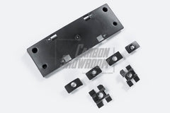 Tesla Model Y Performance AWD Long Range RWD Standard 2020 2021 2023 2024 with Aftermarket Parts - "STARSHIP" Stage 1 Corner Lip (2 pcs) & Stage 2 Corner Lip (4 pcs) & Front Bumper Carbon Fiber from Robot Craftsman