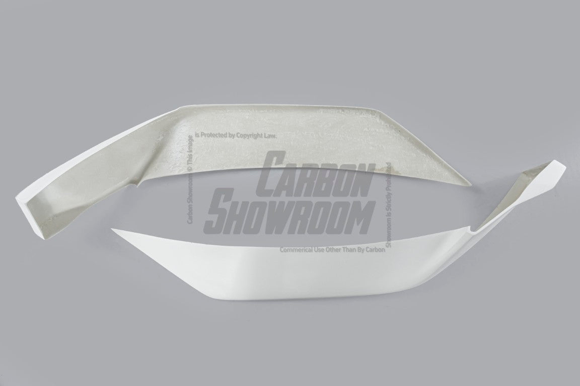Tesla Model Y Performance AWD Long Range RWD Standard 2020 2021 2023 2024 with Aftermarket Parts - "STARSHIP" Stage 1 Corner Lip (2 pcs) & Stage 2 Corner Lip (4 pcs) & Front Bumper Carbon Fiber from Robot Craftsman