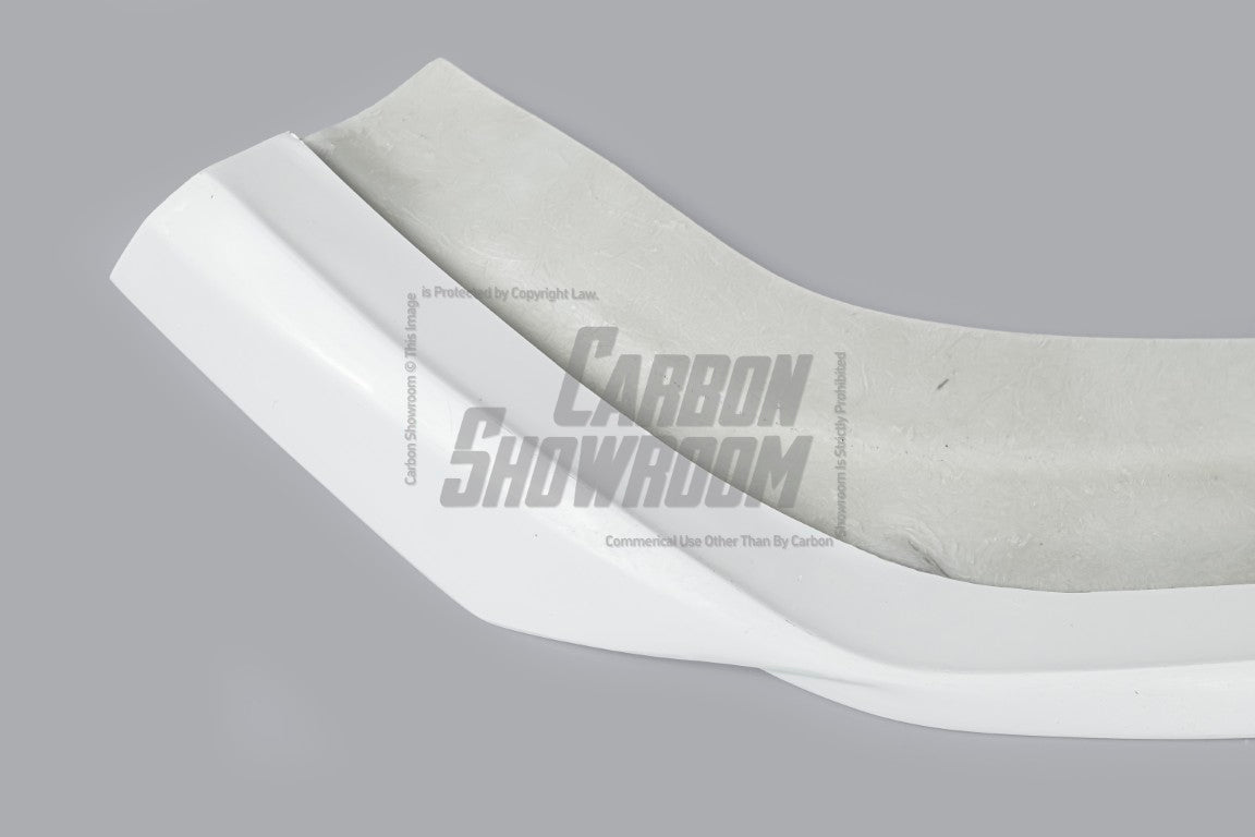 Tesla Model Y Performance AWD Long Range RWD Standard 2020 2021 2023 2024 with Aftermarket Parts - "STARSHIP" Stage 1 Corner Lip (2 pcs) & Stage 2 Corner Lip (4 pcs) & Front Bumper Carbon Fiber from Robot Craftsman