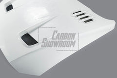 Ford Mustang Ecoboost V6 GT March1 Bullitt S550.2 2018 2019 2020 2021 2022 2023 with Aftermarket Parts - STORM Hood Bonnet Carbon Fiber / FRP from Robot Craftsman