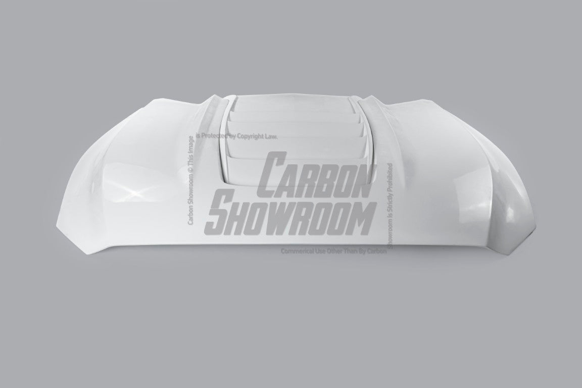 Ford Mustang Ecoboost V6 GT S550.1 2015 2016 2017 with Aftermarket Parts - STORM Hood Bonnet Carbon Fiber / FRP from Robot Craftsman