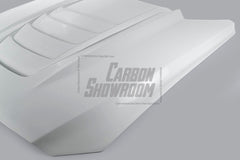 Ford Mustang Ecoboost V6 GT S550.1 2015 2016 2017 with Aftermarket Parts - STORM Hood Bonnet Carbon Fiber / FRP from Robot Craftsman