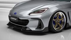 Subaru BRZ ZD8 2022 2023 2024 with Aftermarket Parts - "HIDROGAI" Front Lip Splitter Carbon Fiber / FRP from Robot Craftsman