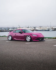 Subaru BRZ ZD8 2022 2023 2024 & Toyota GR86 ZN8 2022 2023 2024 with Aftermarket Parts - "SHINING" Narrow Body Front Bumper & Lip Carbon Fiber / FRP from Robot Craftsman