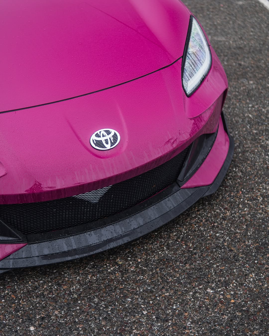 Subaru BRZ ZD8 2022 2023 2024 & Toyota GR86 ZN8 2022 2023 2024 with Aftermarket Parts - "SHINING" Narrow Body Front Bumper & Lip Carbon Fiber / FRP from Robot Craftsman