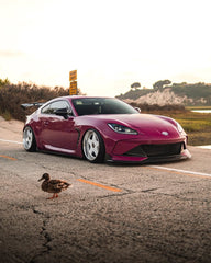 Subaru BRZ ZD8 2022 2023 2024 & Toyota GR86 ZN8 2022 2023 2024 with Aftermarket Parts - "SHINING" Narrow Body Front Bumper & Lip Carbon Fiber / FRP from Robot Craftsman