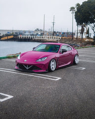 Subaru BRZ ZD8 2022 2023 2024 & Toyota GR86 ZN8 2022 2023 2024 with Aftermarket Parts - "SHINING" Narrow Body Front Bumper & Lip Carbon Fiber / FRP from Robot Craftsman