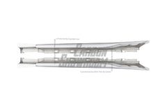 Subaru BRZ ZD8 2022 2023 2024 & Toyota GR86 ZN8 2022 2023 2024 with Aftermarket Parts - "SHINING" Narrow Body Front Fenders & Side Skirts Carbon Fiber / FRP from Robot Craftsman