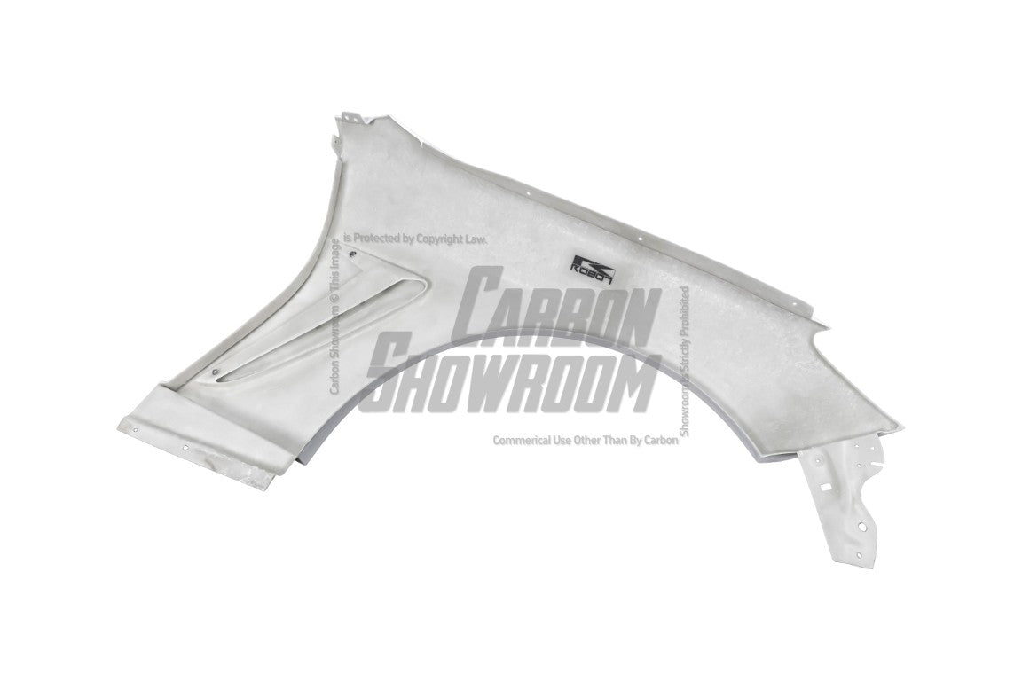 Subaru BRZ ZD8 2022 2023 2024 & Toyota GR86 ZN8 2022 2023 2024 with Aftermarket Parts - "SHINING" Narrow Body Front Fenders & Side Skirts Carbon Fiber / FRP from Robot Craftsman