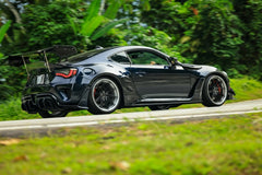 Toyota GT86 86 TRD GT SE Base ZN6 2017 2018 2019 2020 & Scion FR-S FRS ZN6 2013 2014 2015 2016 & BRZ TS Limited Premium ZN6 2013 2014 2015 2016 2017 2018 2019 2020 with Aftermarket Parts - Swan Neck Hammer GT Wing Carbon Fiber / FRP from Robot Craftsman