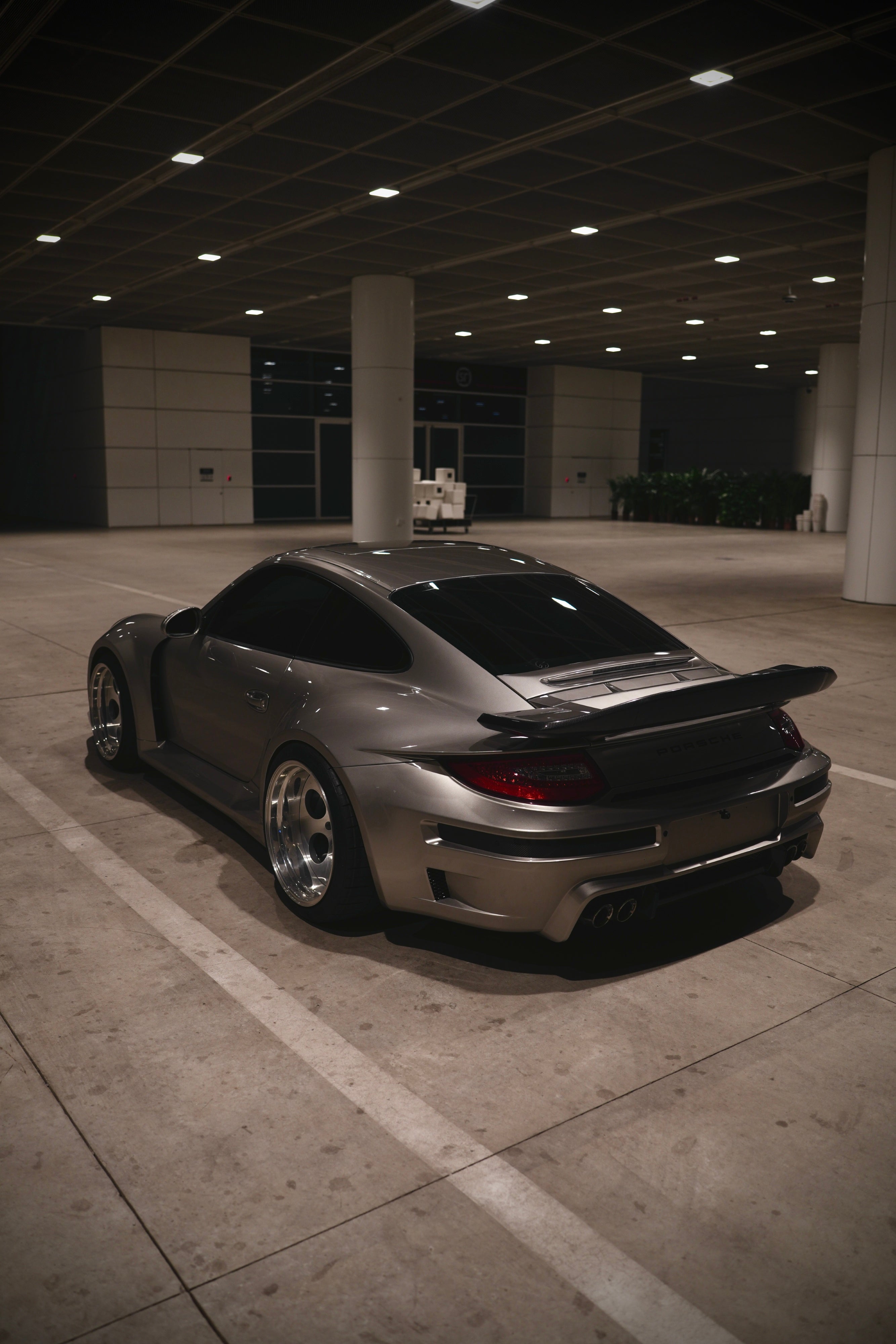 Porsche 911 997.1 997.2 Carrera Base S 2009–2012 (997.1 requires 997.2 taillights) with Robot Craftsman's Aftermarket Parts - Package A "TIGANISM GUSTAV" Carbon Fiber / FRP