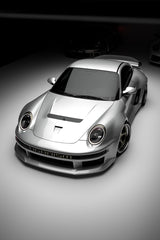 Porsche 911 997.1 997.2 Carrera Base S 2009–2012 (997.1 requires 997.2 taillights) with Robot Craftsman's Aftermarket Parts - Full Complete Kit Package "TIGANISM GUSTAV" Carbon Fiber / FRP