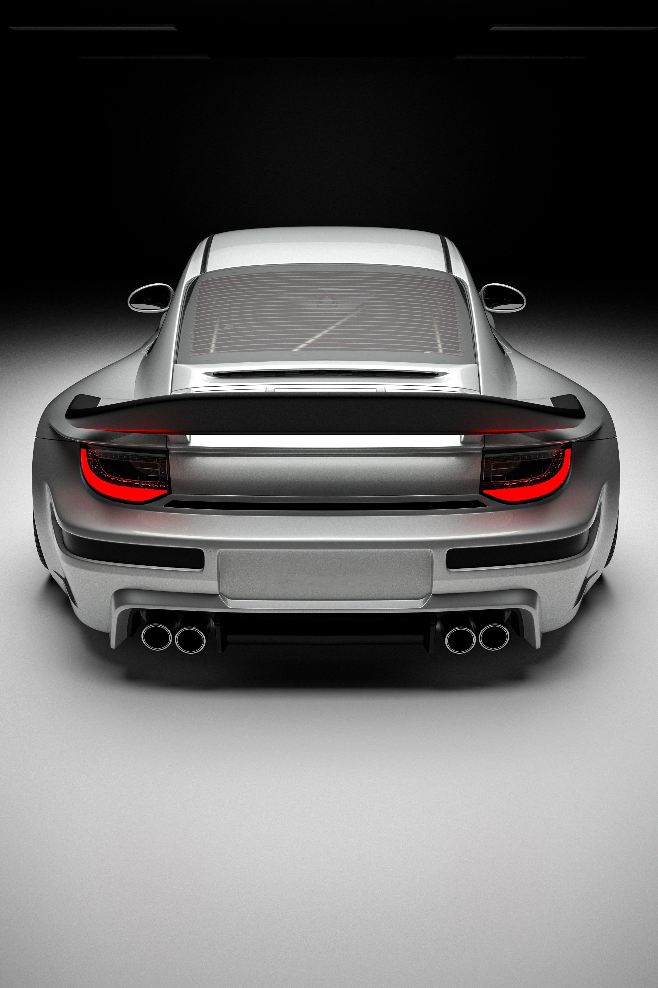 Porsche 911 997.1 997.2 Carrera Base S 2009–2012 (997.1 requires 997.2 taillights) with Robot Craftsman's Aftermarket Parts - Full Complete Kit Package "TIGANISM GUSTAV" Carbon Fiber / FRP