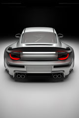 Porsche 911 997.1 997.2 Carrera Base S 2009–2012 (997.1 requires 997.2 taillights) with Robot Craftsman's Aftermarket Parts - Full Complete Kit Package "TIGANISM GUSTAV" Carbon Fiber / FRP
